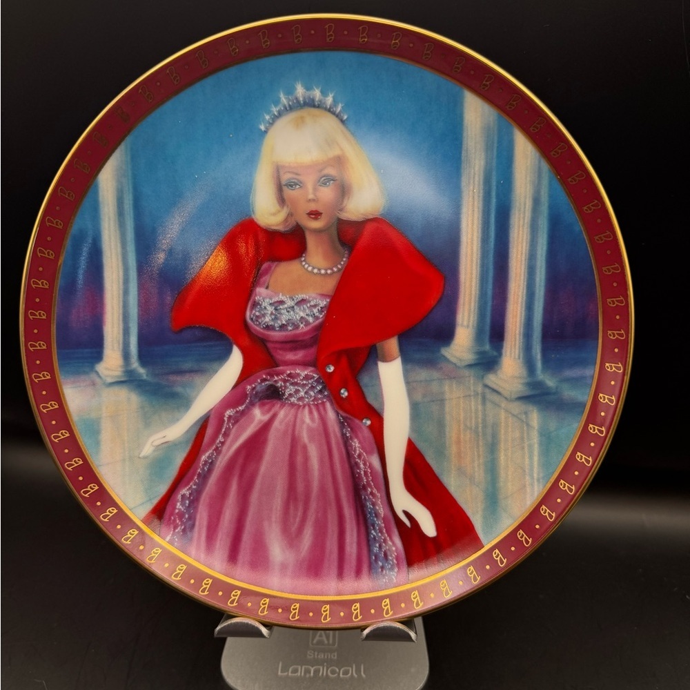 Barbie Sophisticated Lady 1990 Collector Plate Morton Danbury Mint #G7860 EUC